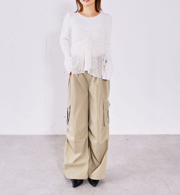 archives「フラワー刺繍ビスチェ&times;リブニットプルオーバーＳＥＴ」|カーディガン|