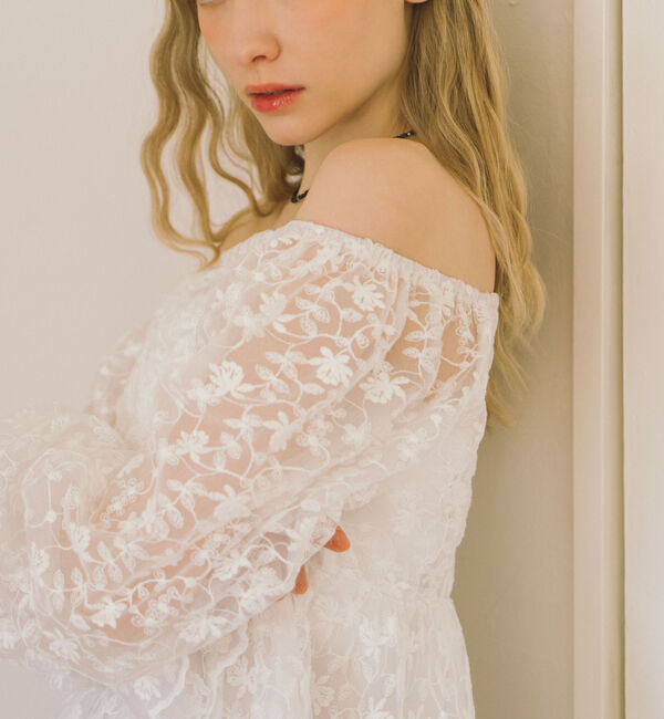 archives「刺繍レース２ｗａｙオフショルブラウス」|シャツ・ブラウス|