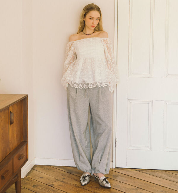 archives「刺繍レース２ｗａｙオフショルブラウス」|シャツ・ブラウス|