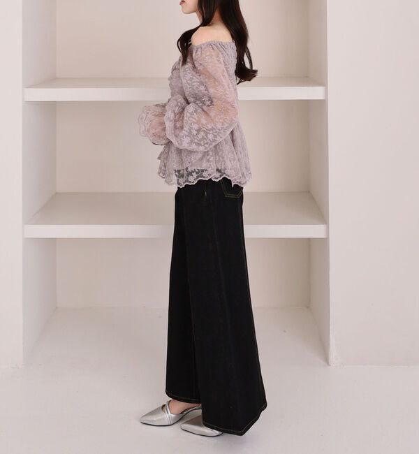 archives「刺繍レース２ｗａｙオフショルブラウス」|シャツ・ブラウス|