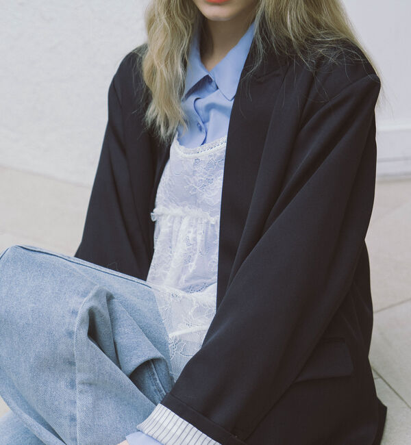 archives「レースギャザーキャミチュニック」|シャツ・ブラウス|