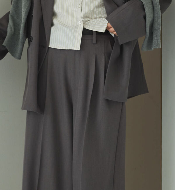 archives「【ＯＮかわ】ウォッシャブルベルト付きスラックス」|チノ|