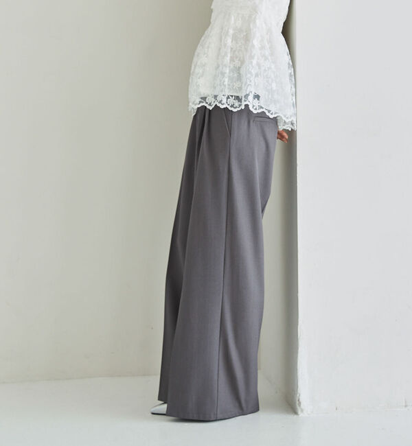 archives「【ＯＮかわ】ウォッシャブルベルト付きスラックス」|チノ|