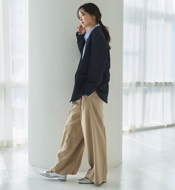 archives「【ＯＮかわ】ウォッシャブルベルト付きスラックス」|チノ|