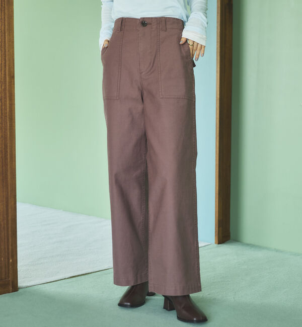 Doux archives「ベイカーパンツ」|チノ|BROWN