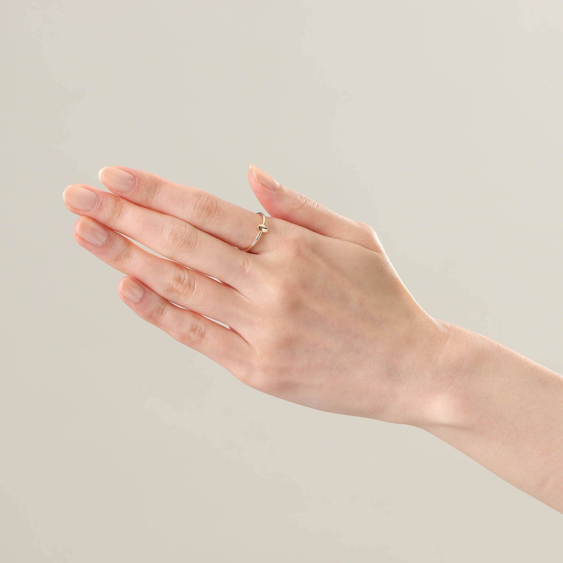 COCOSHNIK「K10オーバルシェイプ リング」|リング|