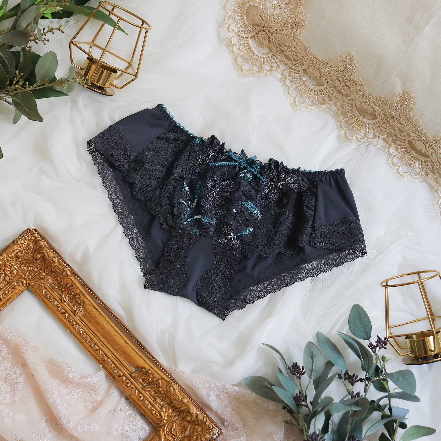 Risa Magli「ケリー ヒップハング」|インナー|チャコールグレー(0