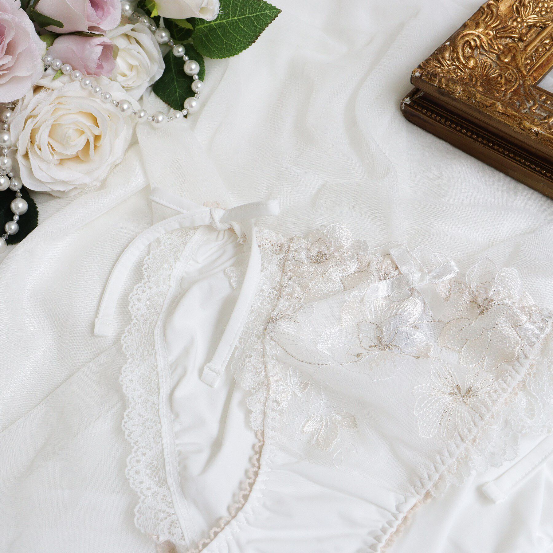 Risa Magli「アルメル リボンショーツ」|インナー|