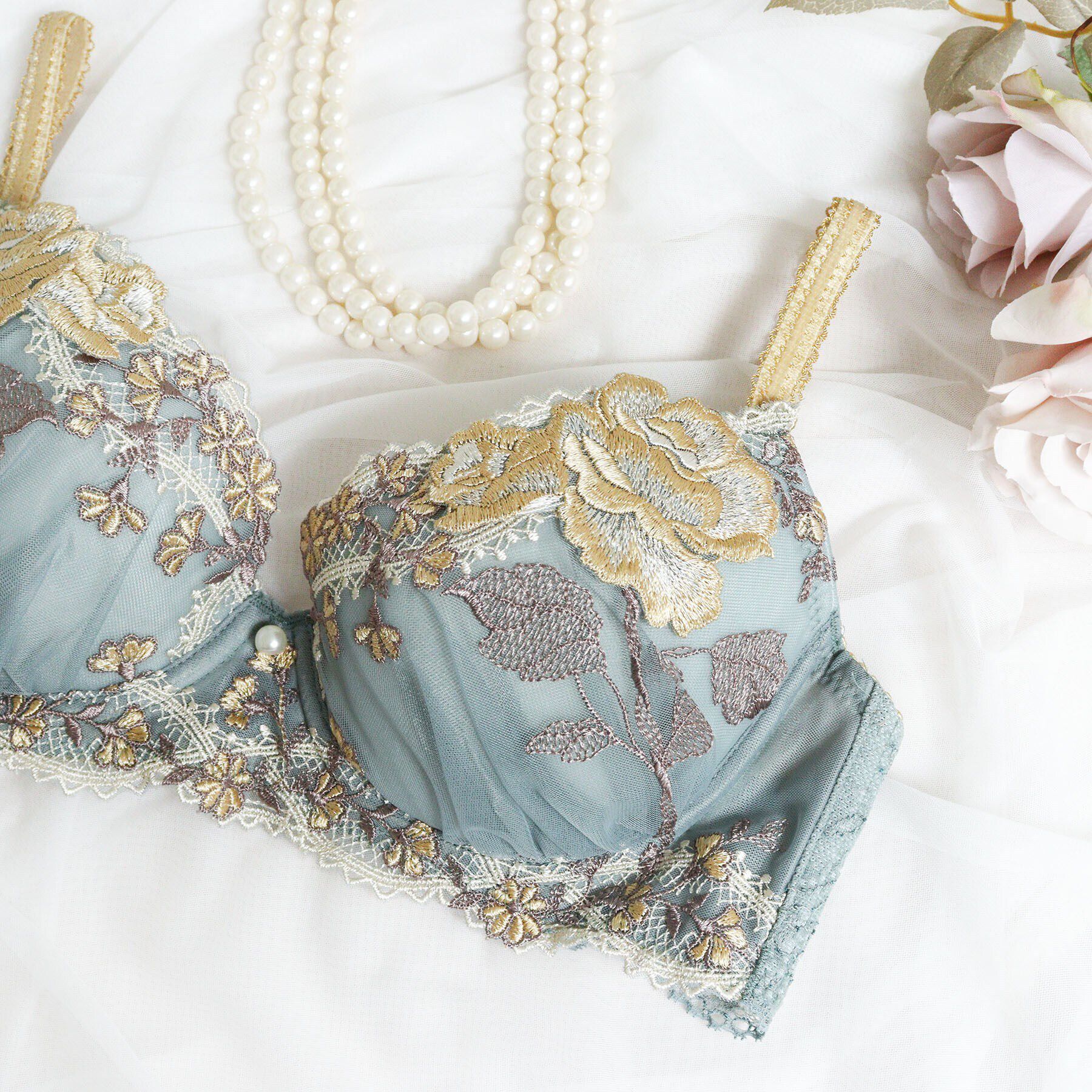 Risa Magli「フロリーナ ブラジャー（E-F）＜N Make Type＞」|インナー|