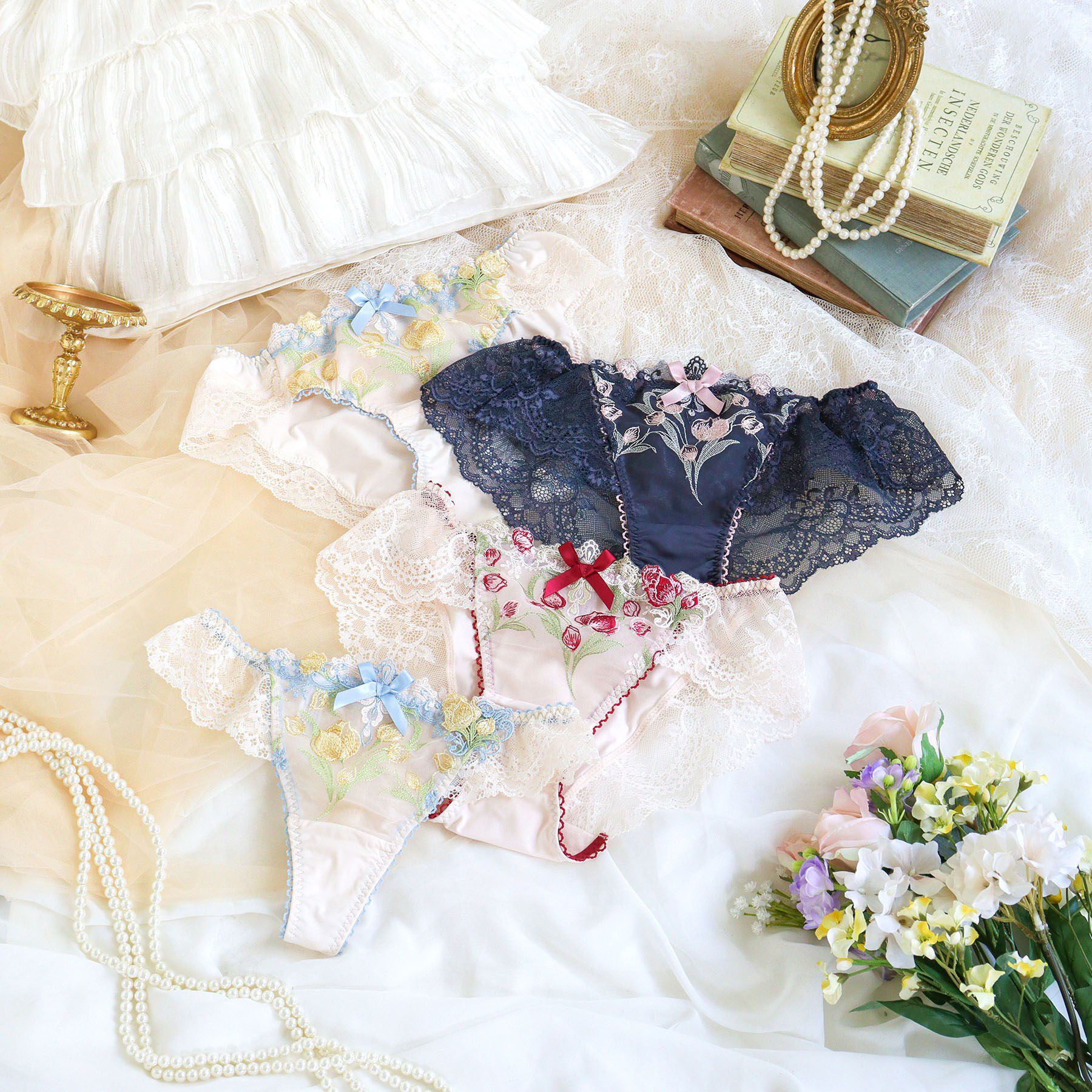 Risa Magli「ラリッサ レースショーツ」|インナー|