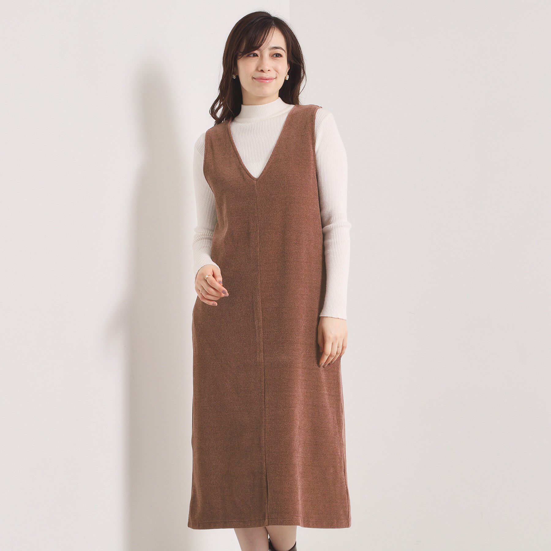 ITS&rsquo;DEMO「【手洗い可】カットツイルジャンスカ」|ワンピース|