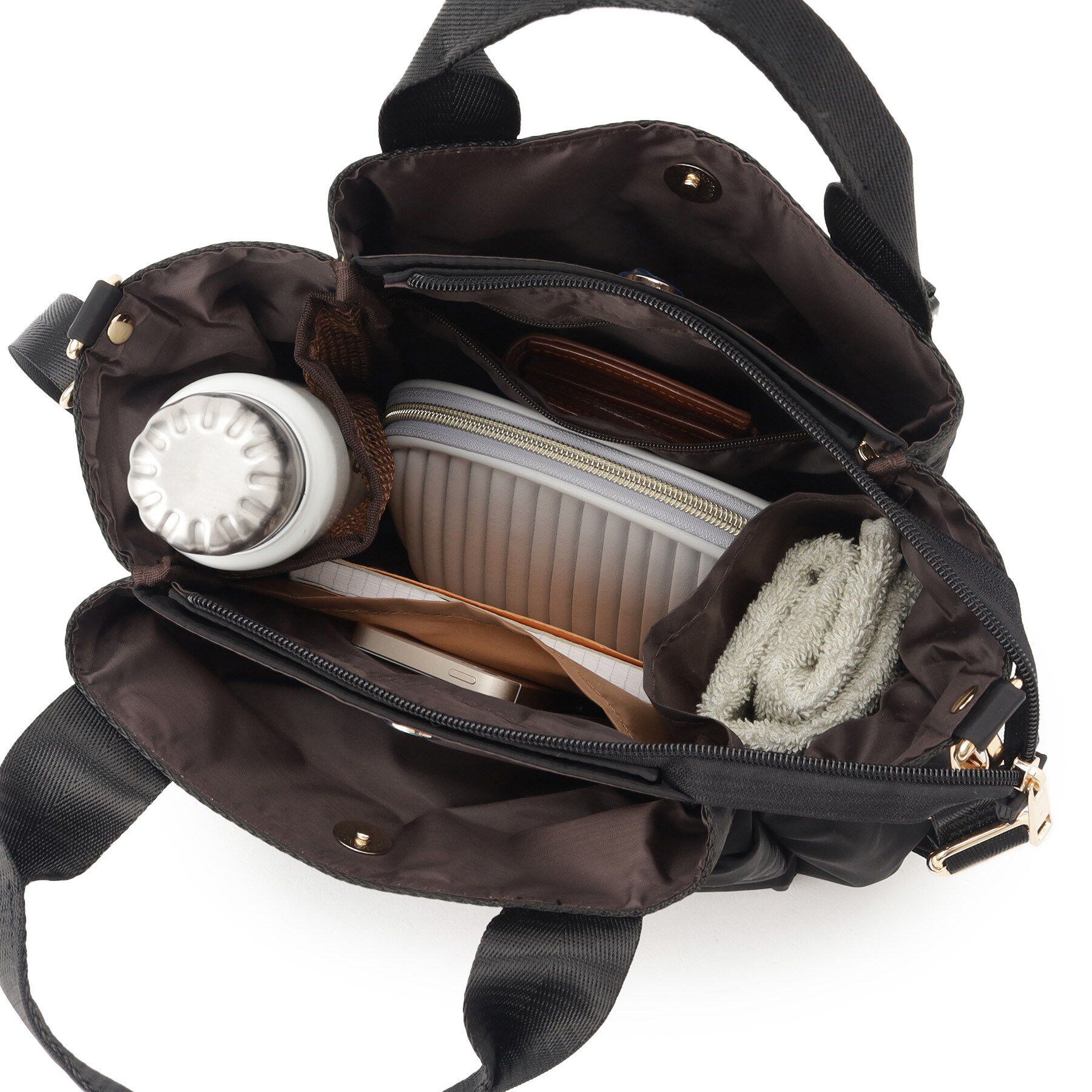 ITS&rsquo;DEMO「【収納アドバイザー監修】バルーン2WAYトート」|ハンドバッグ|