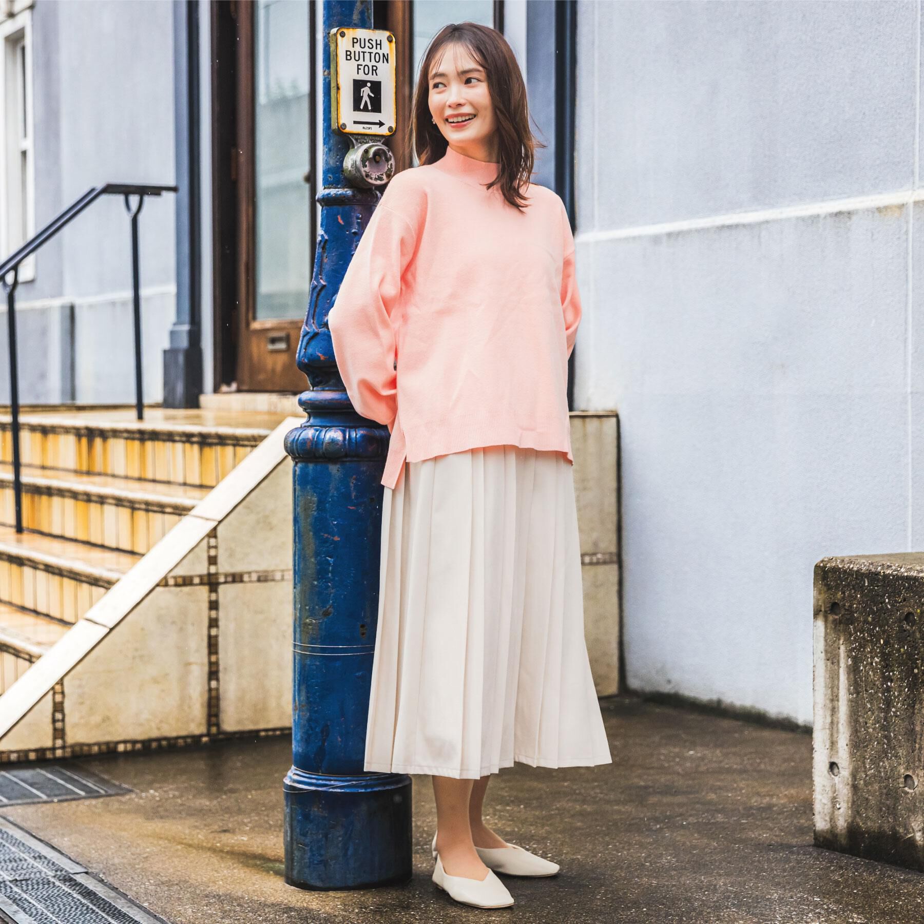 ITS&rsquo;DEMO「【手洗い可／8色展開】カラフルハイネックニット」|ニット・セーター|