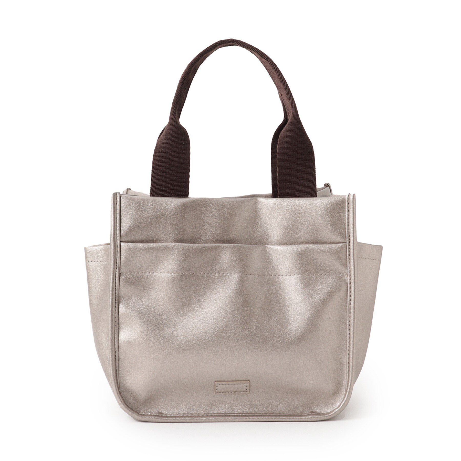 ITS&rsquo;DEMO「合皮サイドポケットミニトート」|ハンドバッグ|