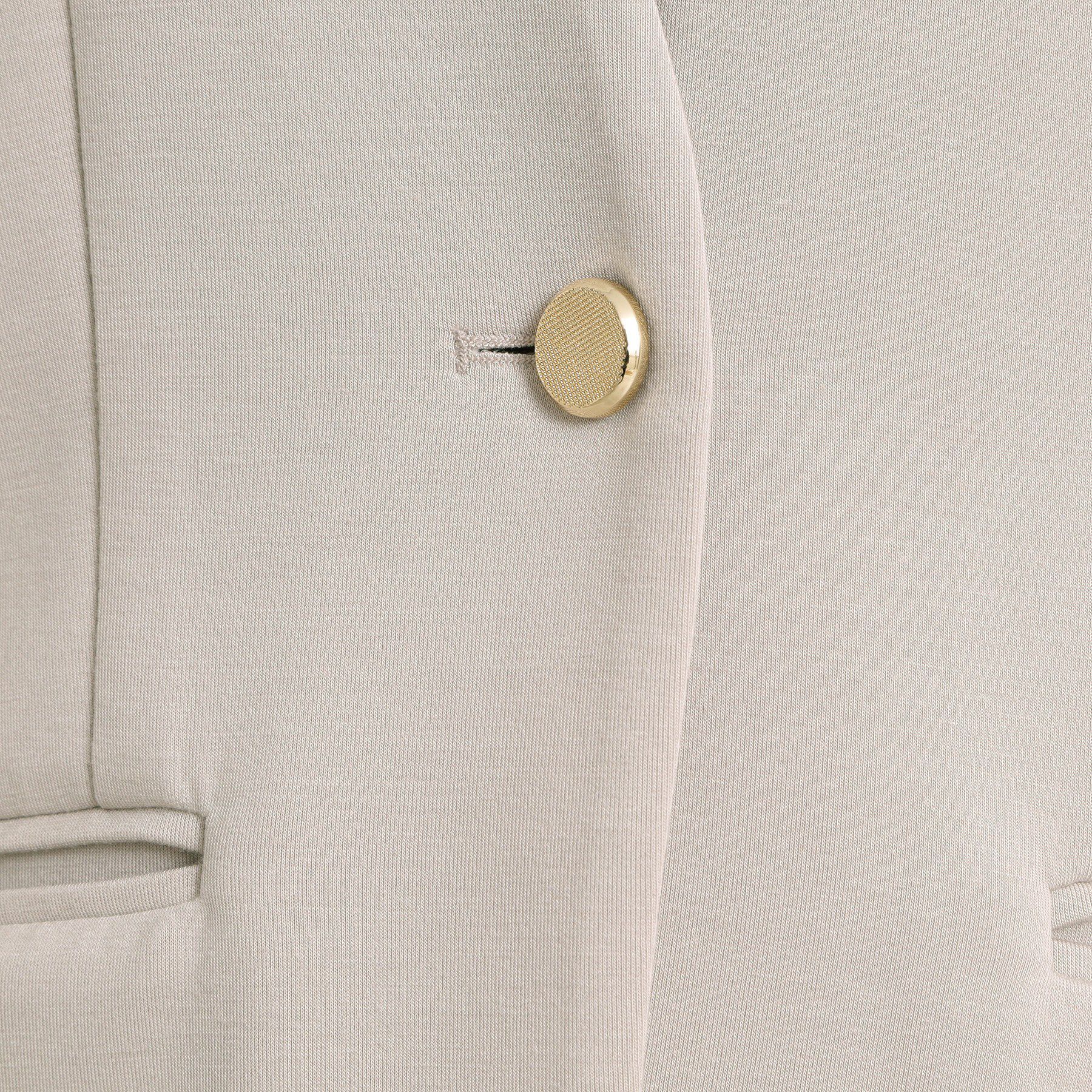 ITS&rsquo;DEMO「【洗濯機OK／セットアップ可】ダンボールノーカラージャケット」|ノーカラージャケット|