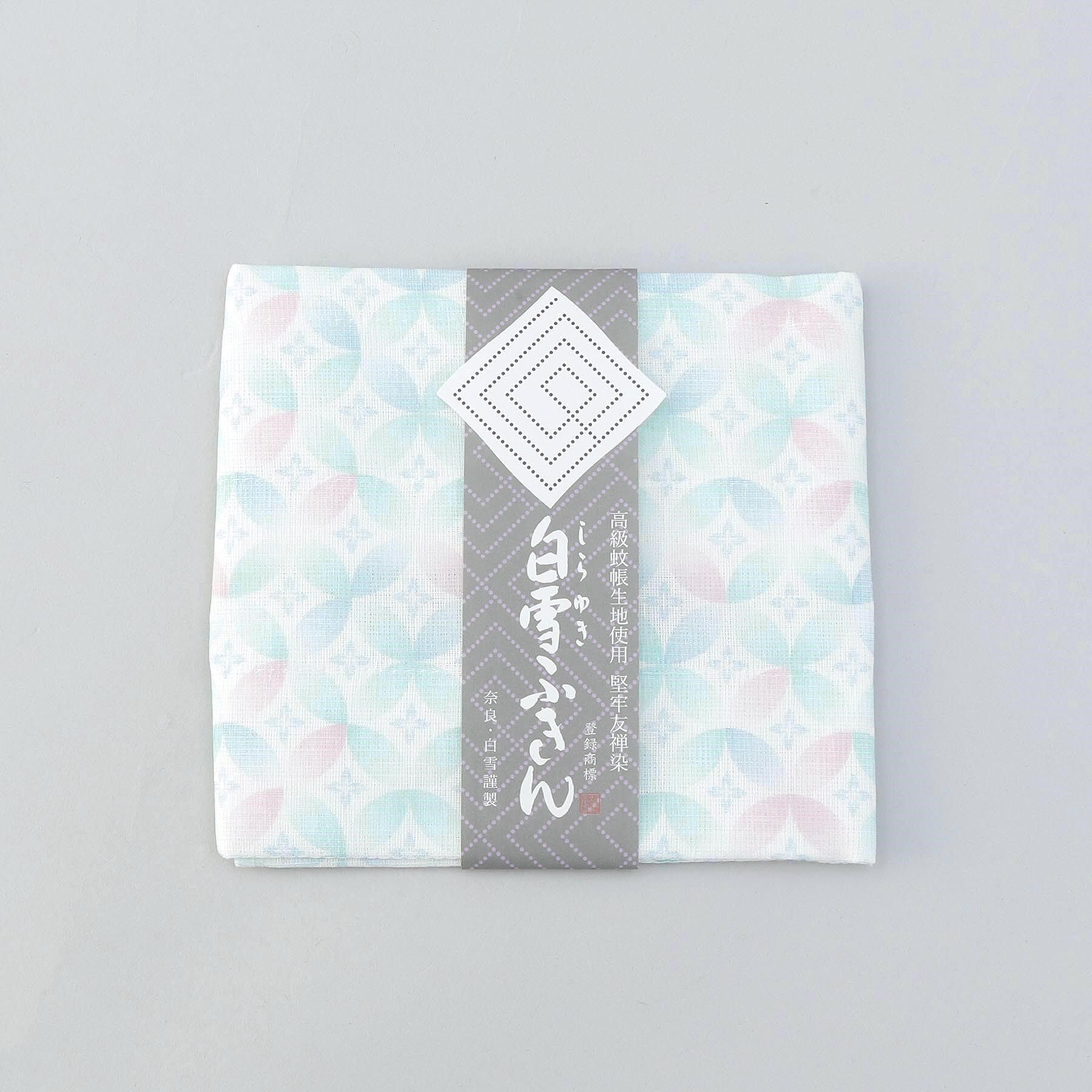 212 KITCHEN STORE「白雪友禅ふきん 七宝柄 BL」|食器・キッチングッズ|