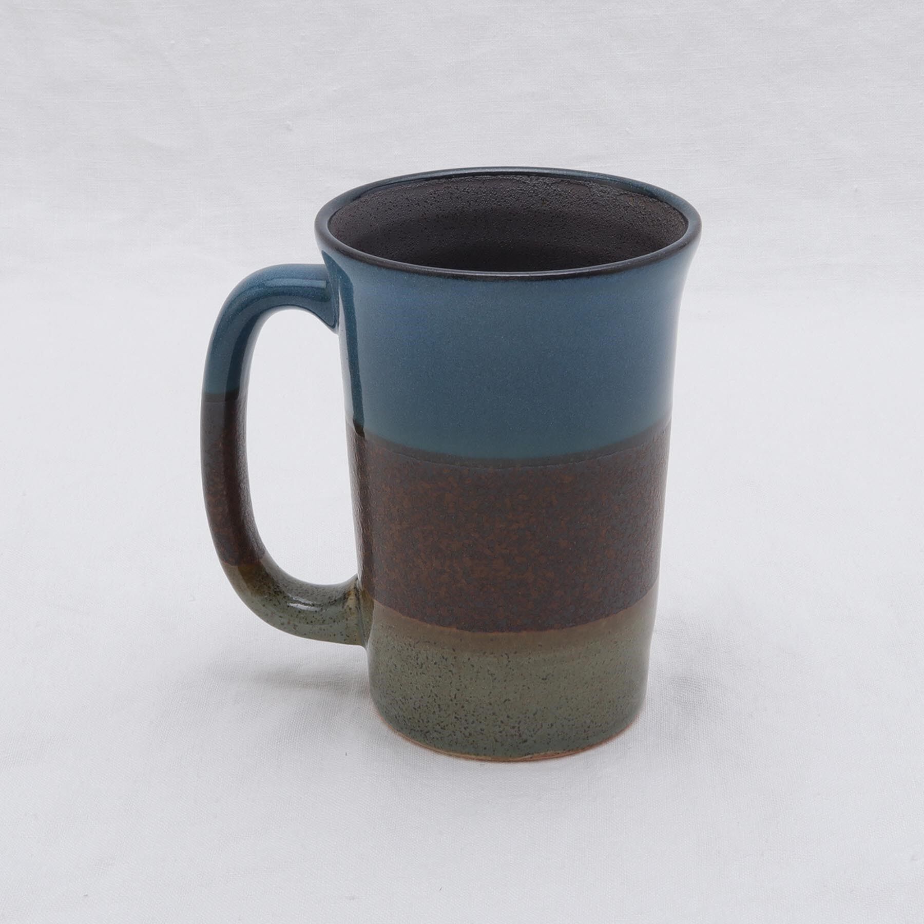 212 KITCHEN STORE「土の香り 泡立ちビアカップ ブルー」|グラス・マグカップ|