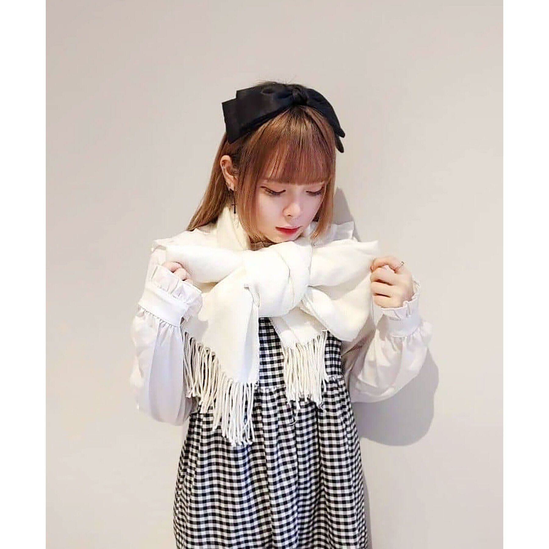 Ober Tashe「洗えるシンプルカラーストール 累計販売約5000枚【防寒／マフラー／無地／ギフト】」|ストール|