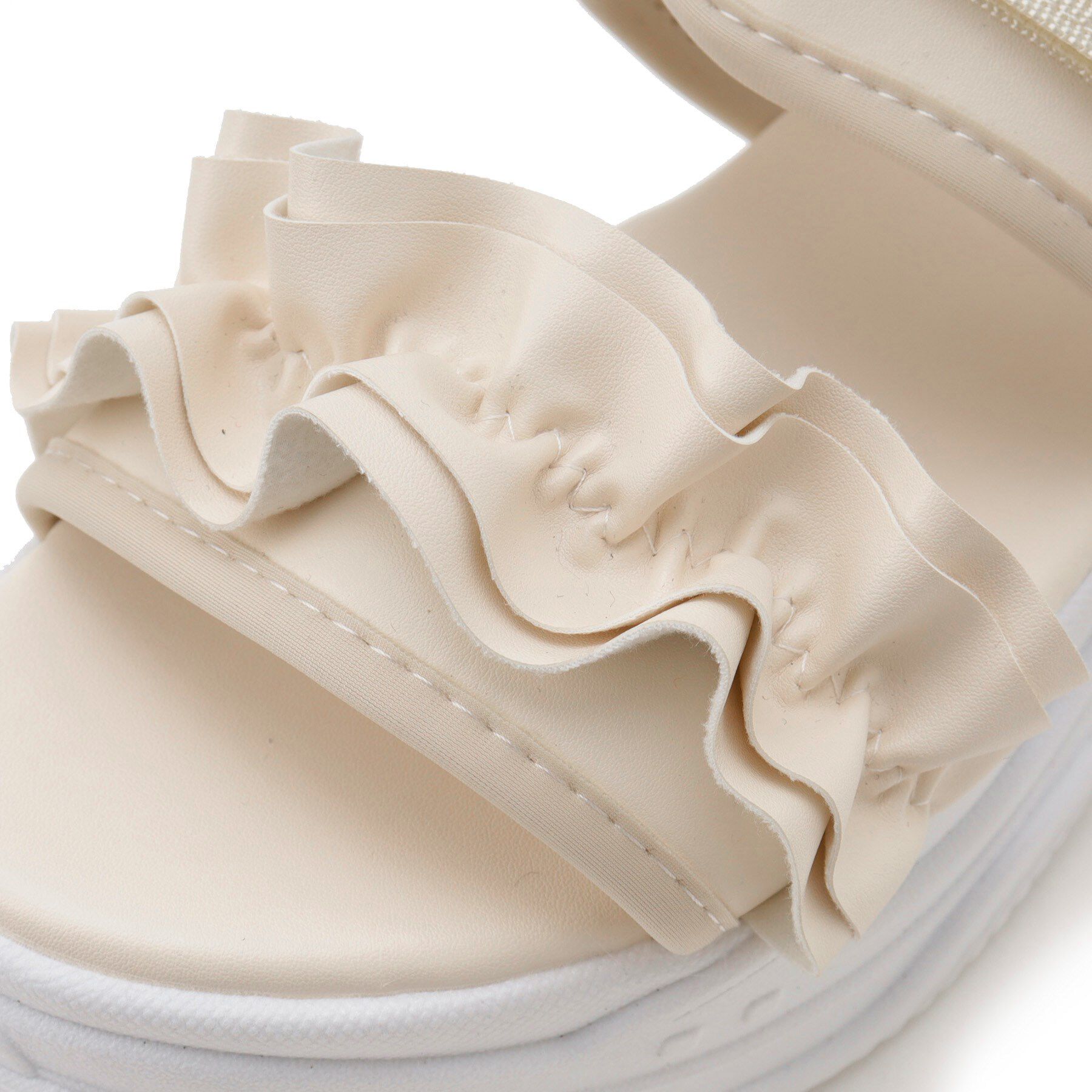 csT&P「厚底フリルスポサン」|サンダル|