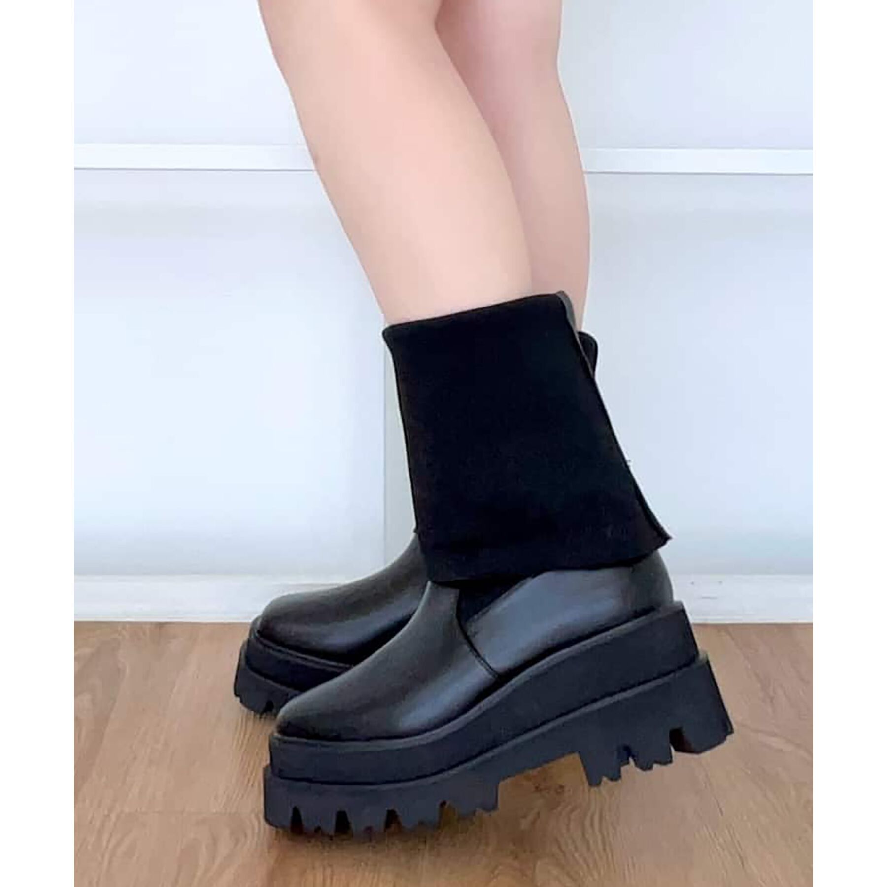 ESPERANZA「ニットロングブーツ」|ショートブーツ|