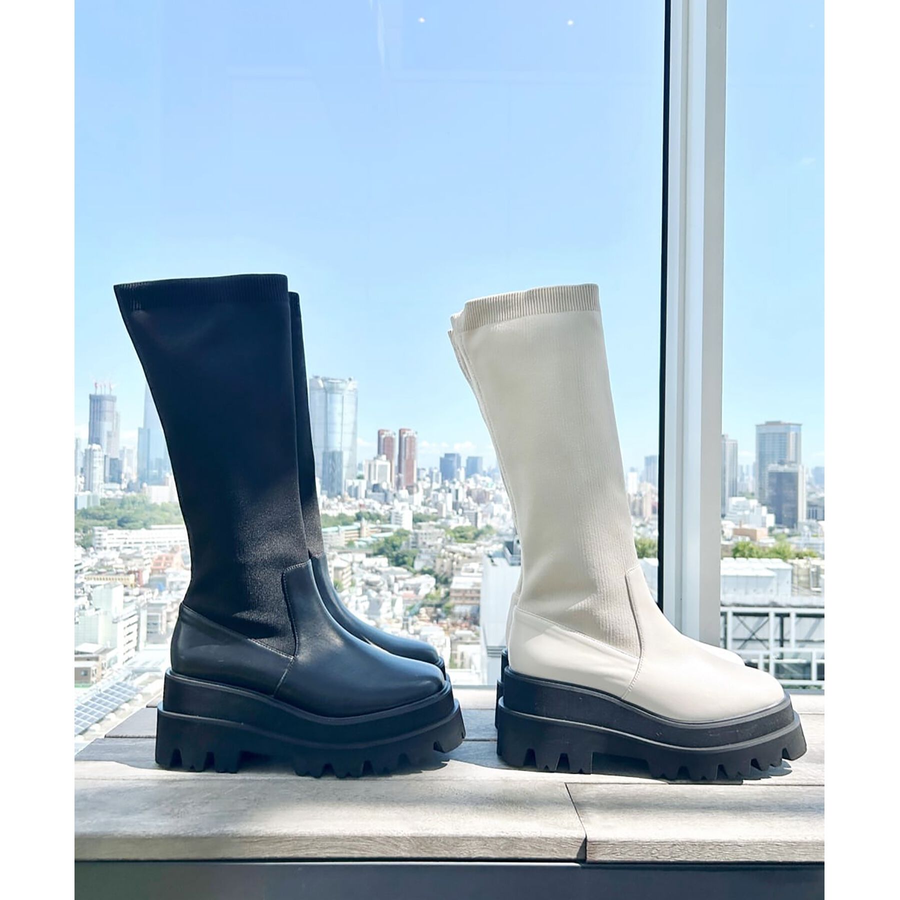 ESPERANZA「ニットロングブーツ」|ショートブーツ|