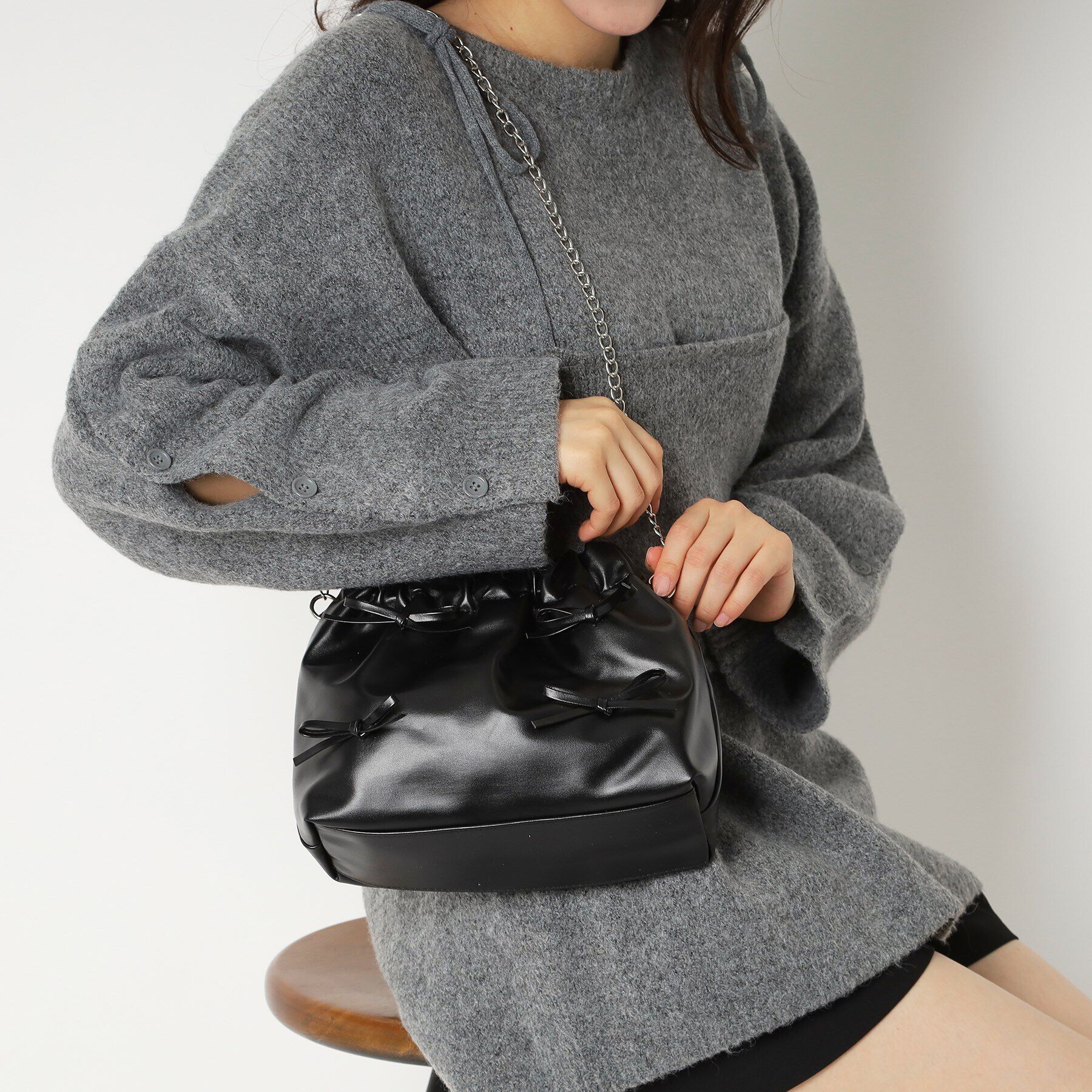 Ober Tashe「リールリボンチェーンショルダー」|ショルダー・メッセンジャー|