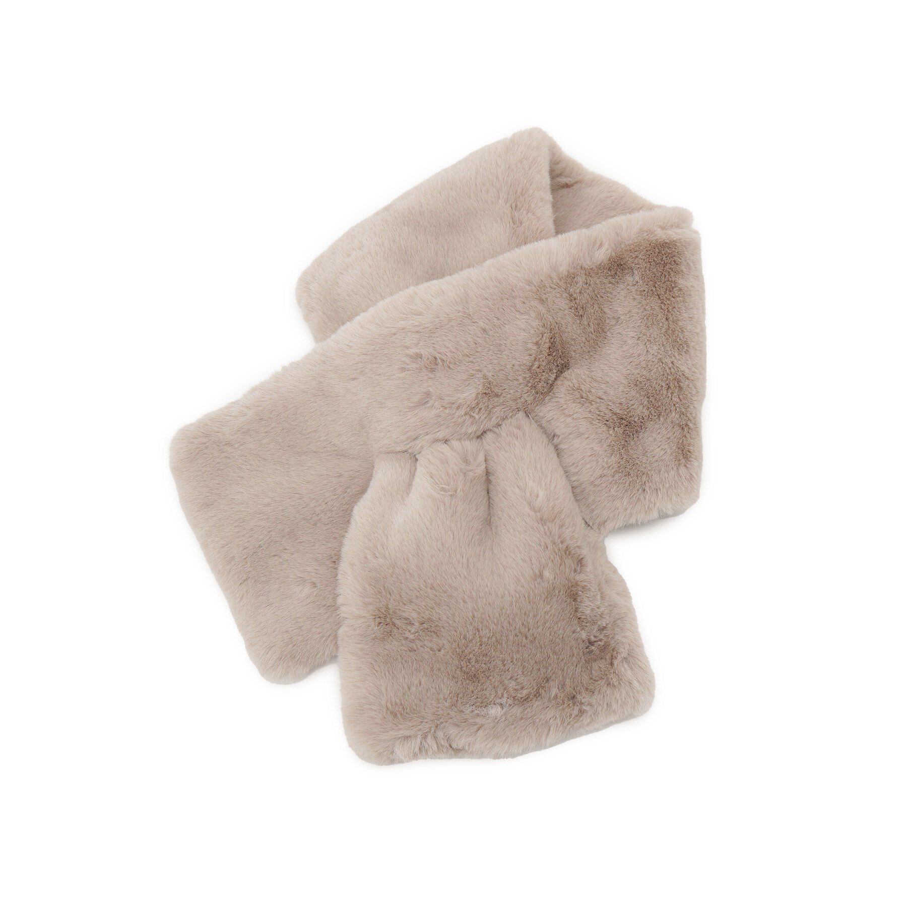 Ober Tashe「フェイクファークロスマフラー」|ストール|