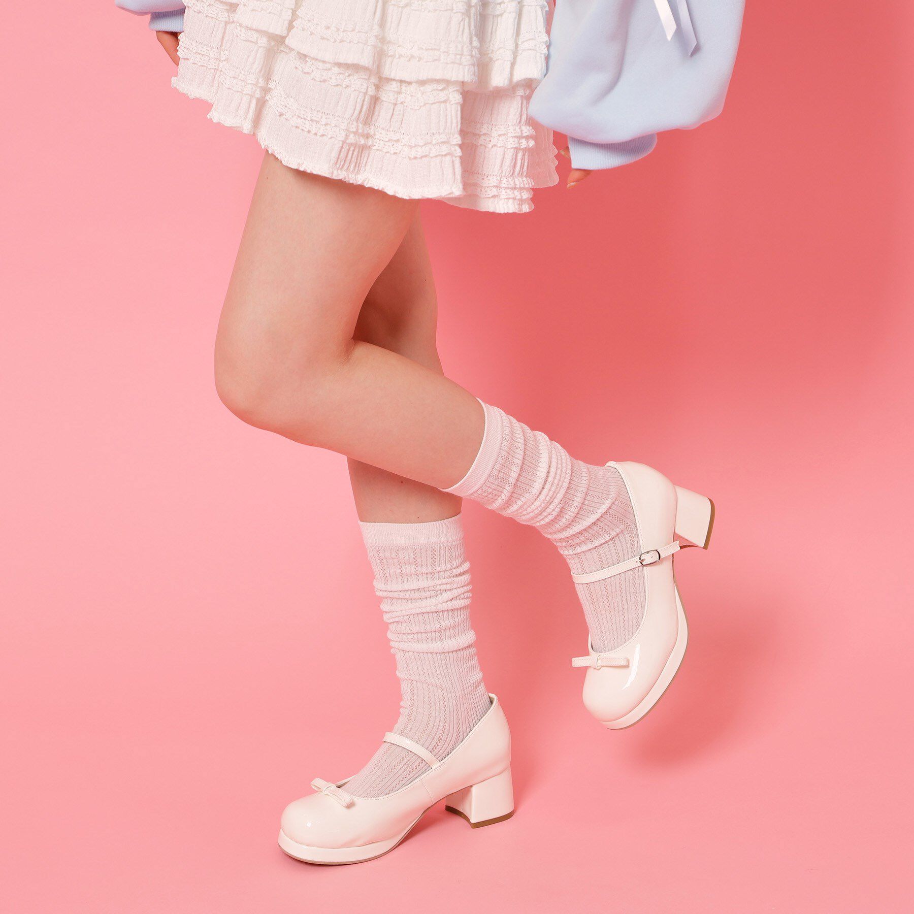 csT&P「リボン付きストラップパンプス」|パンプス|