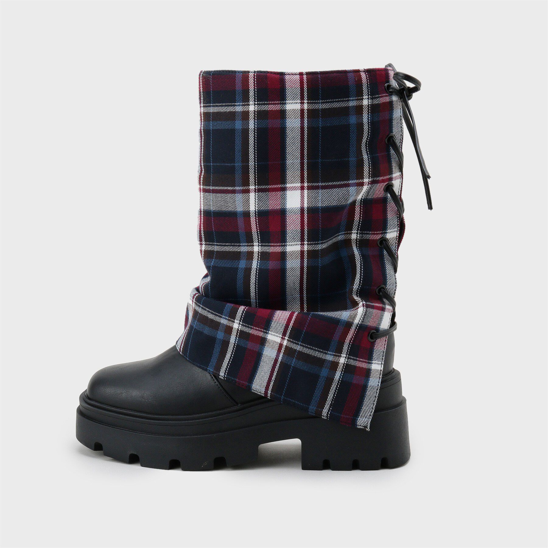 csT&P「バックレースアップ&times;カバーブーツ」|ショートブーツ|