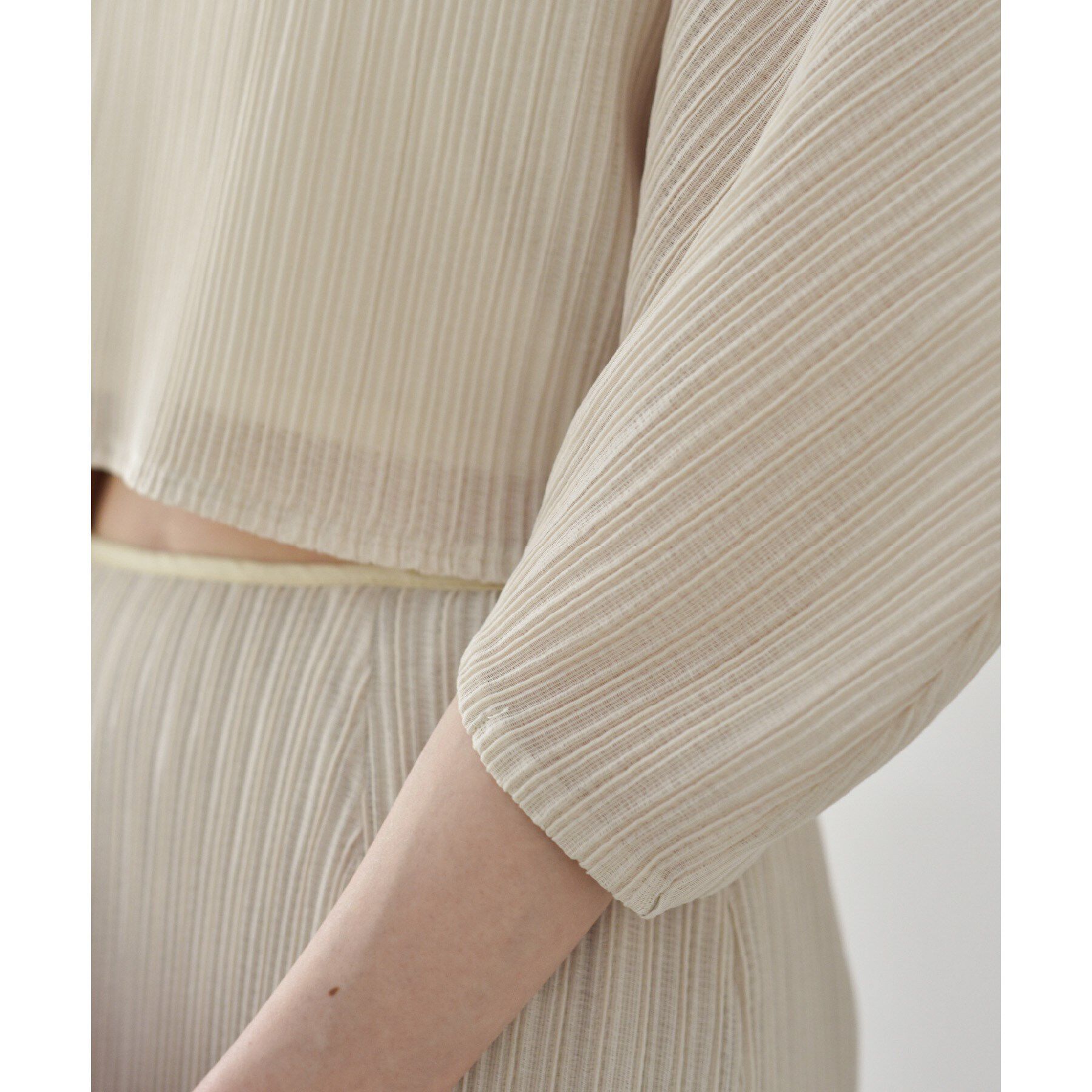 CODE A「sheer pleats skirt」|スカート|