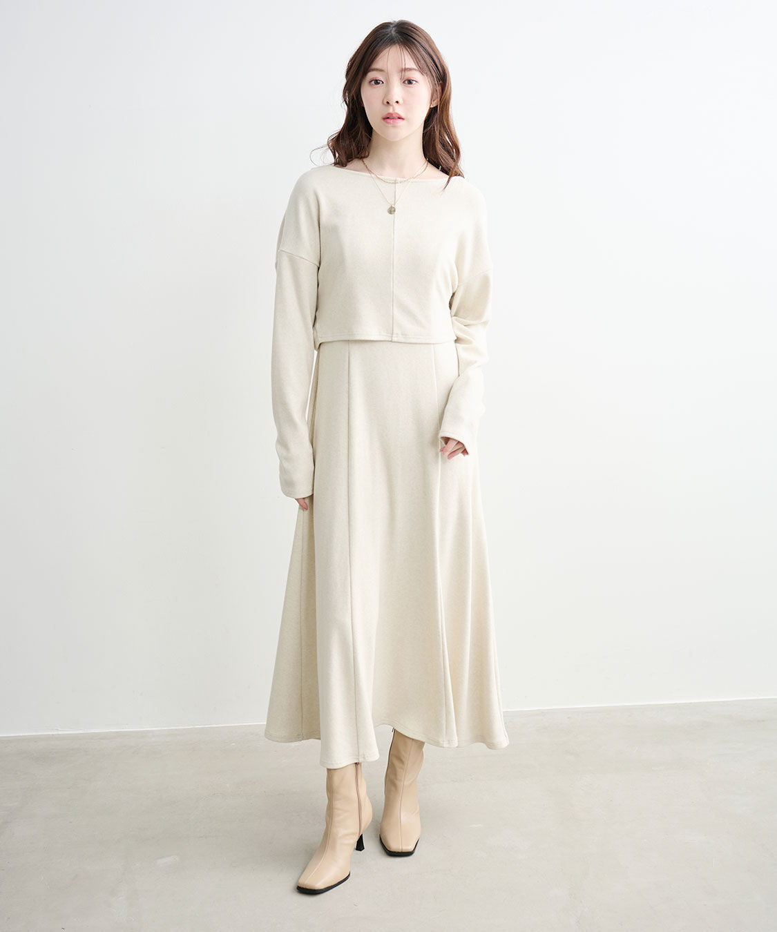 COCO DEAL「2WAYカシュクールトップス&times;キャミワンピース」|ワンピース|