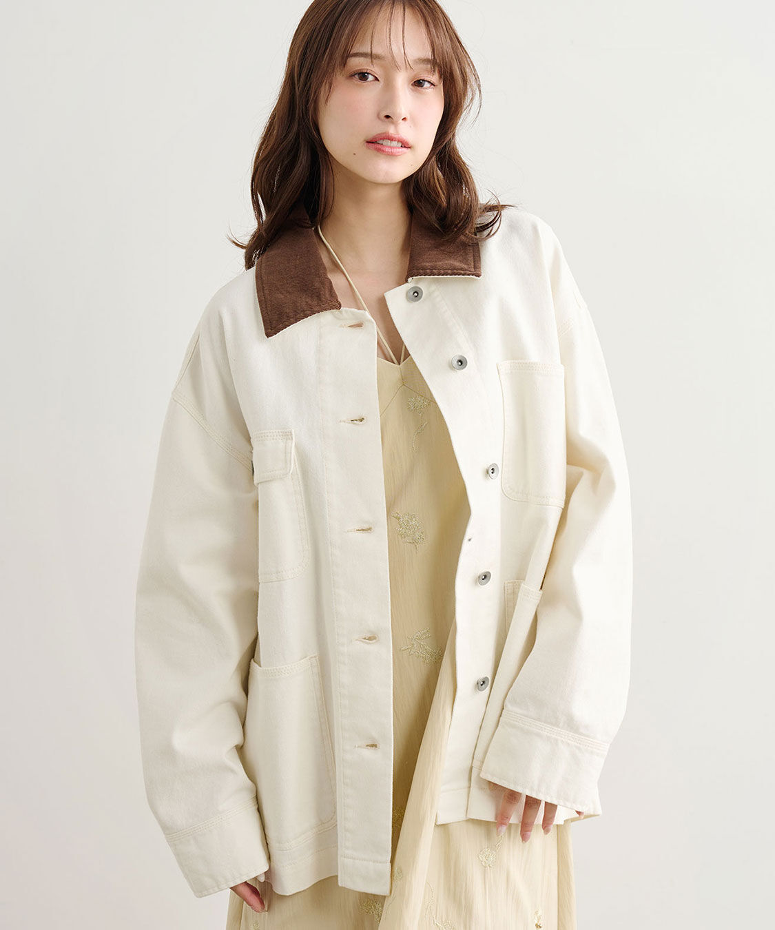 COCO DEAL「デニムカバーオール」|デニムジャケット|