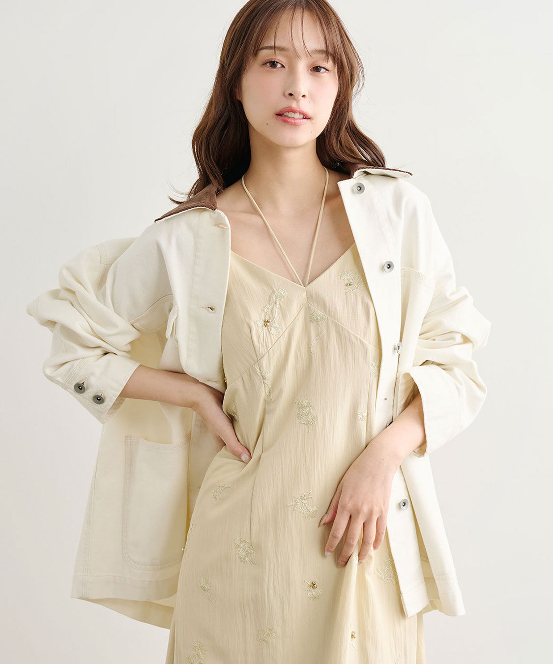 COCO DEAL「デニムカバーオール」|デニムジャケット|