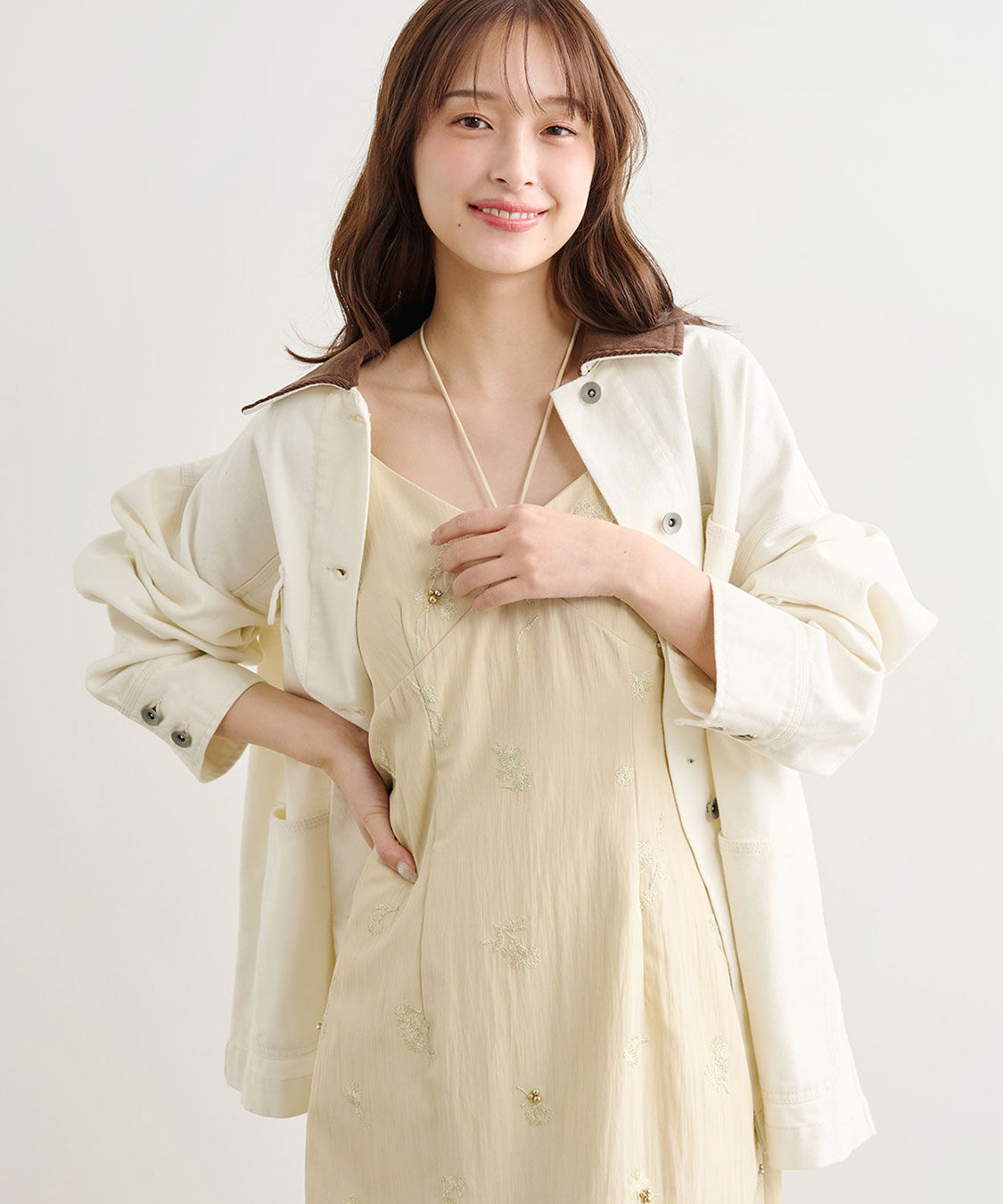 COCO DEAL「デニムカバーオール」|デニムジャケット|