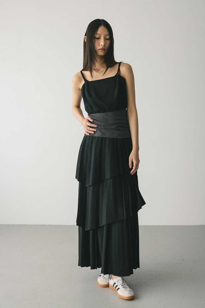 STYLEMIXER「プリーツティアードスカート」|スカート|