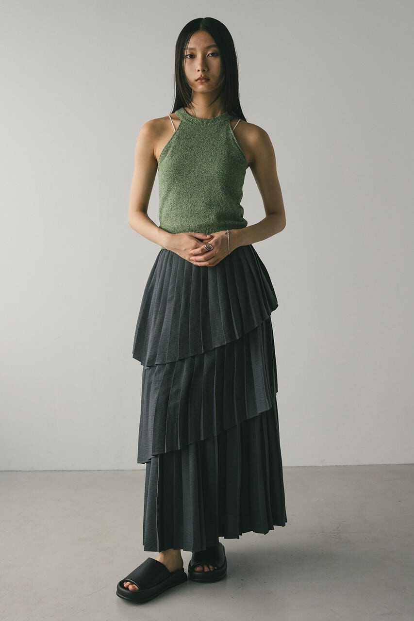 STYLEMIXER「プリーツティアードスカート」|スカート|
