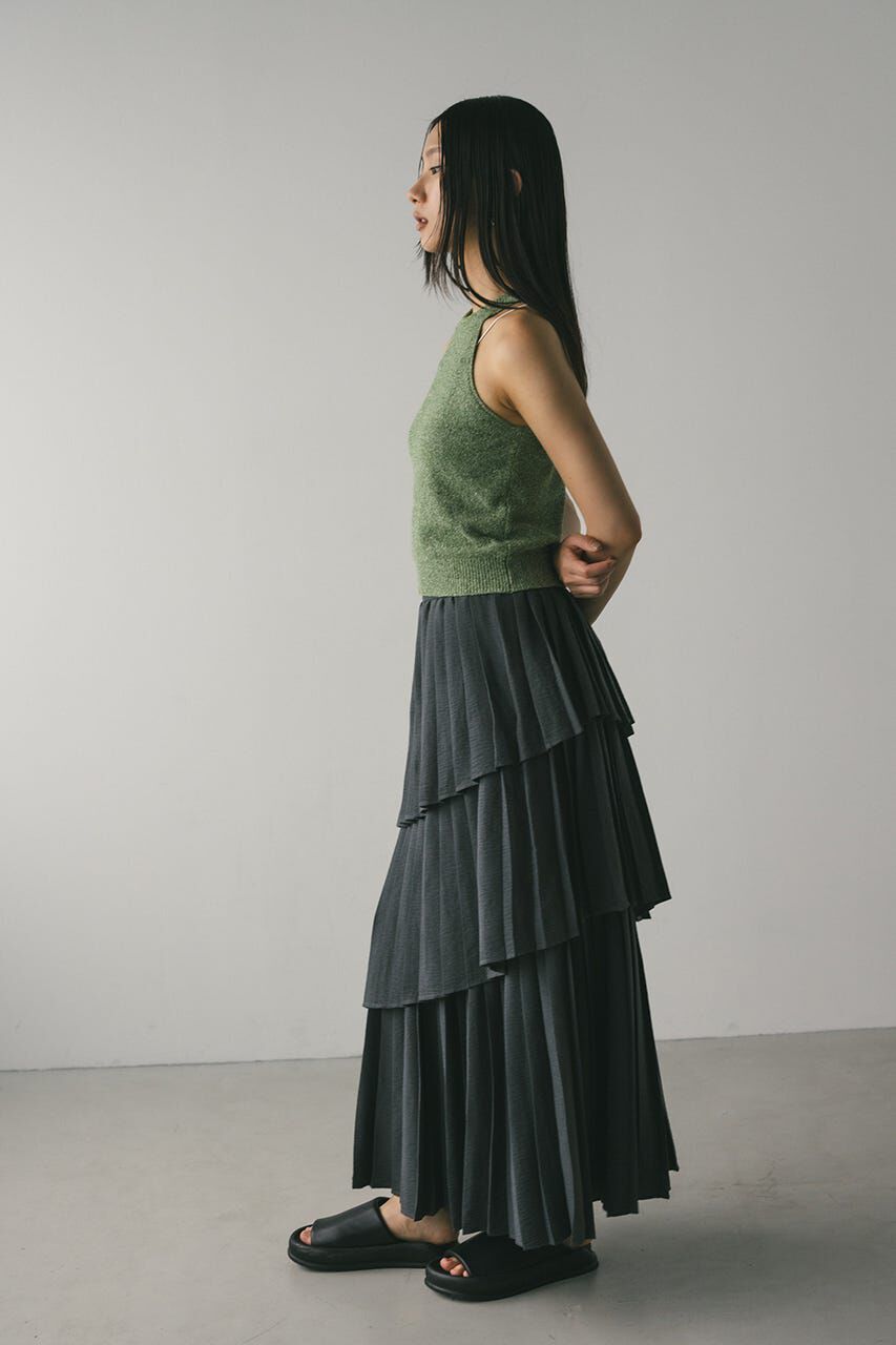 STYLEMIXER「プリーツティアードスカート」|スカート|