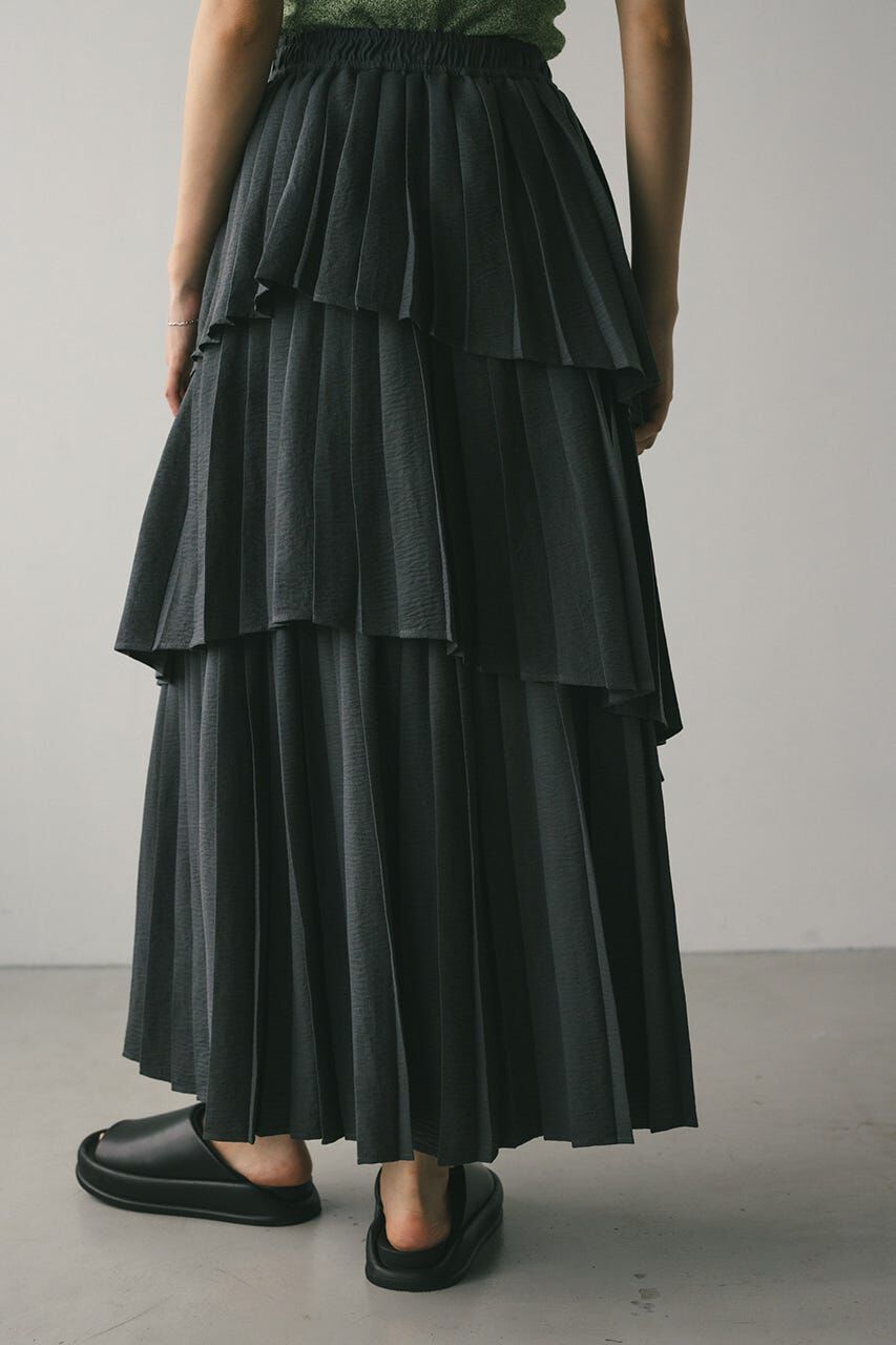 STYLEMIXER「プリーツティアードスカート」|スカート|