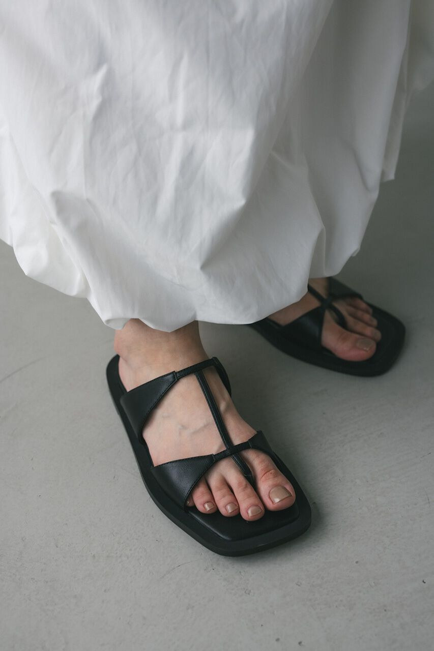 STYLEMIXER「ダブルストラップフラットサンダル」|パンプス|