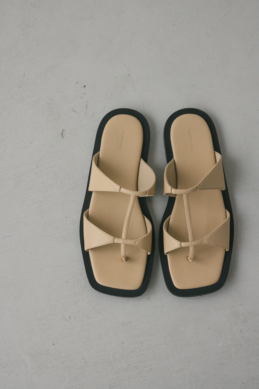 STYLEMIXER「ダブルストラップフラットサンダル」|パンプス|