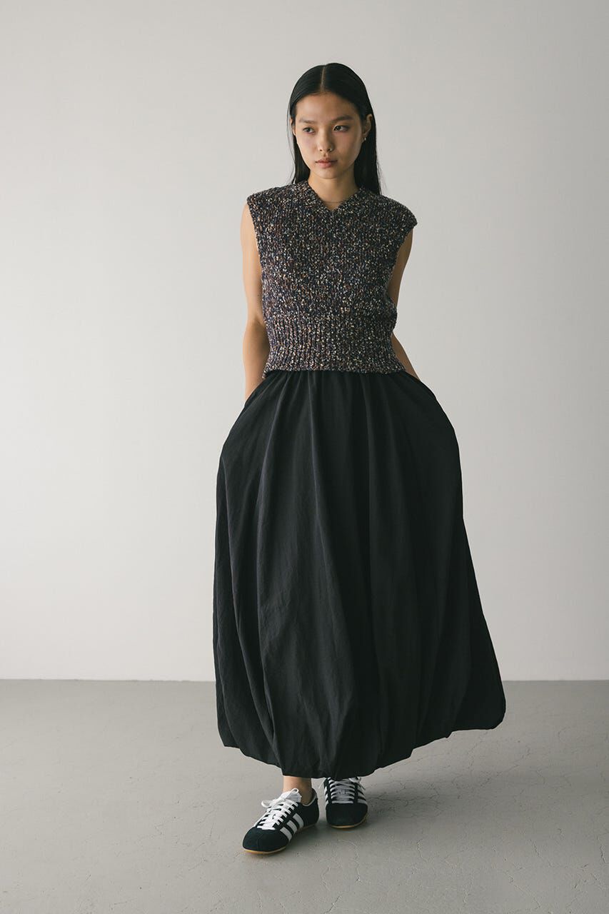 STYLEMIXER「2WAYニットベスト」|タンクトップ|NVY