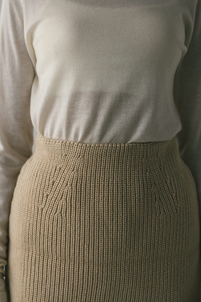 STYLEMIXER「ニットパッファーミニスカート」|スカート|