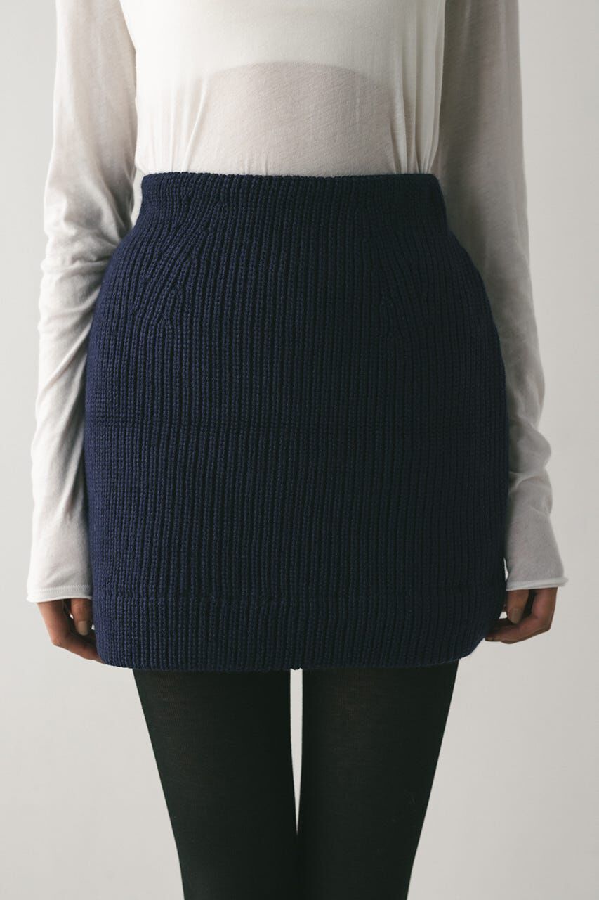 STYLEMIXER「ニットパッファーミニスカート」|スカート|