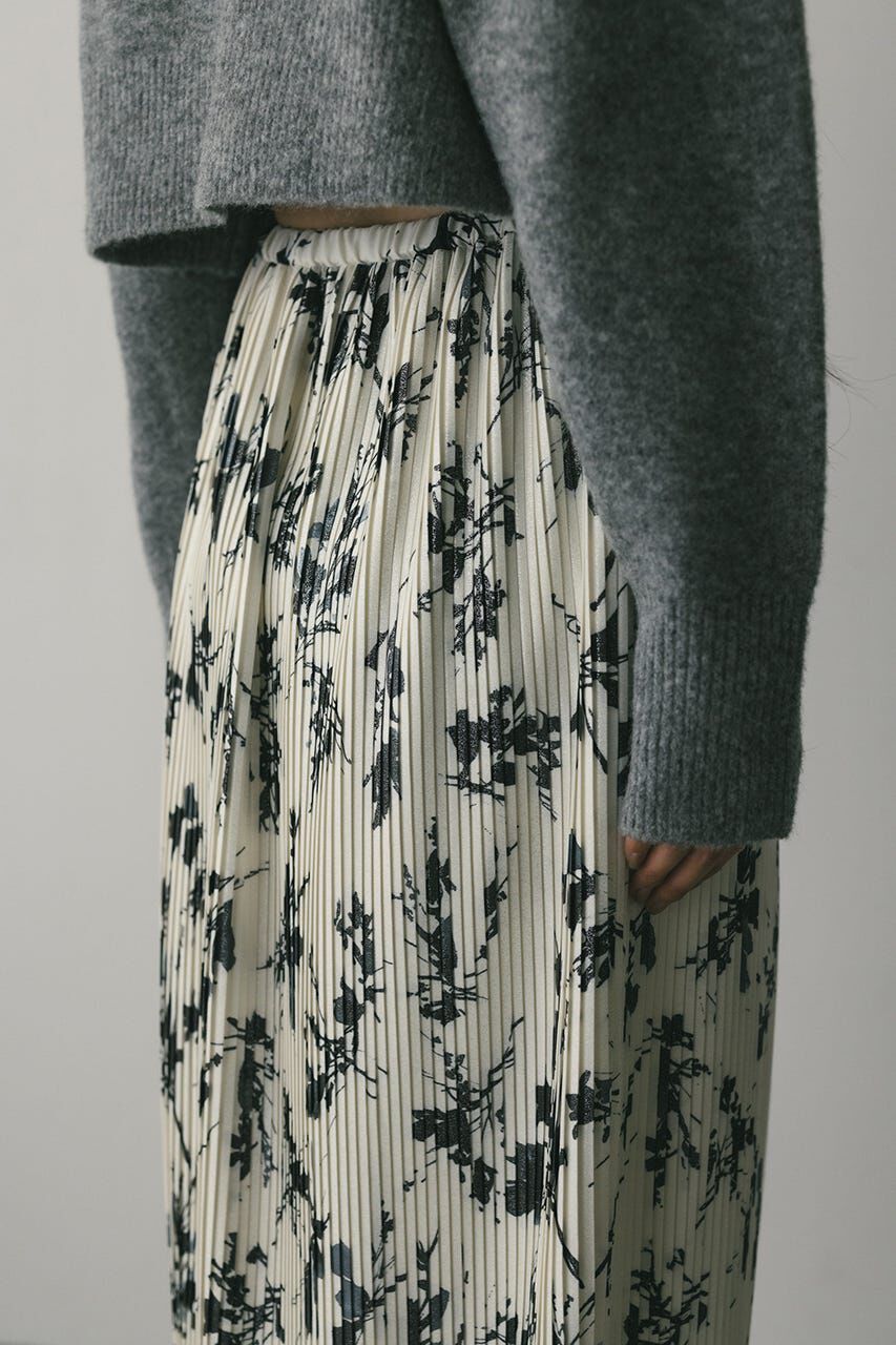 STYLEMIXER「フラワープリントプリーツスカート」|スカート|