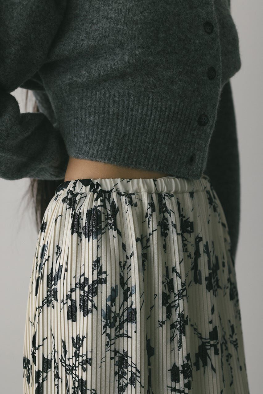 STYLEMIXER「フラワープリントプリーツスカート」|スカート|