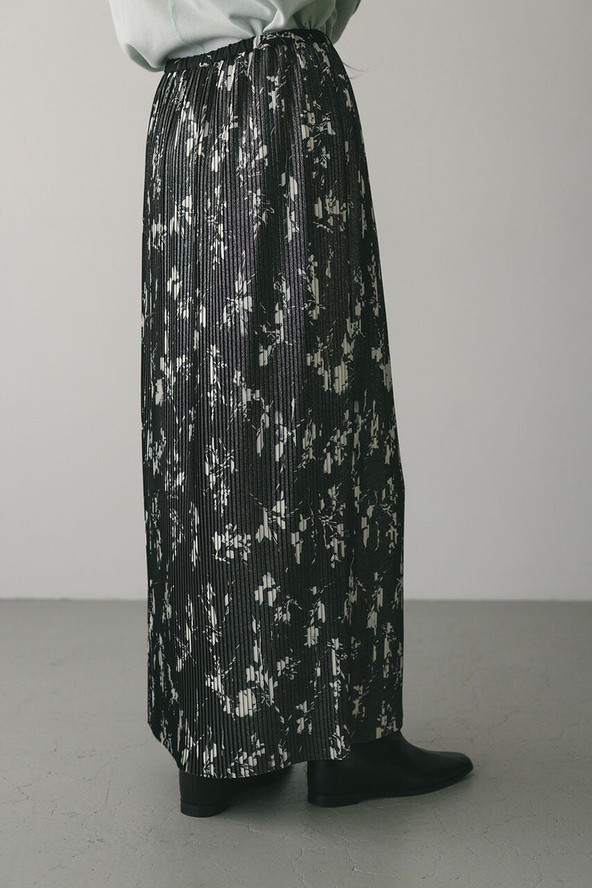 STYLEMIXER「フラワープリントプリーツスカート」|スカート|