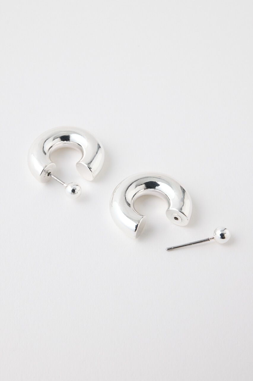 MOUSSY「SLV925 PLATING フープイヤリング」|ピアス|