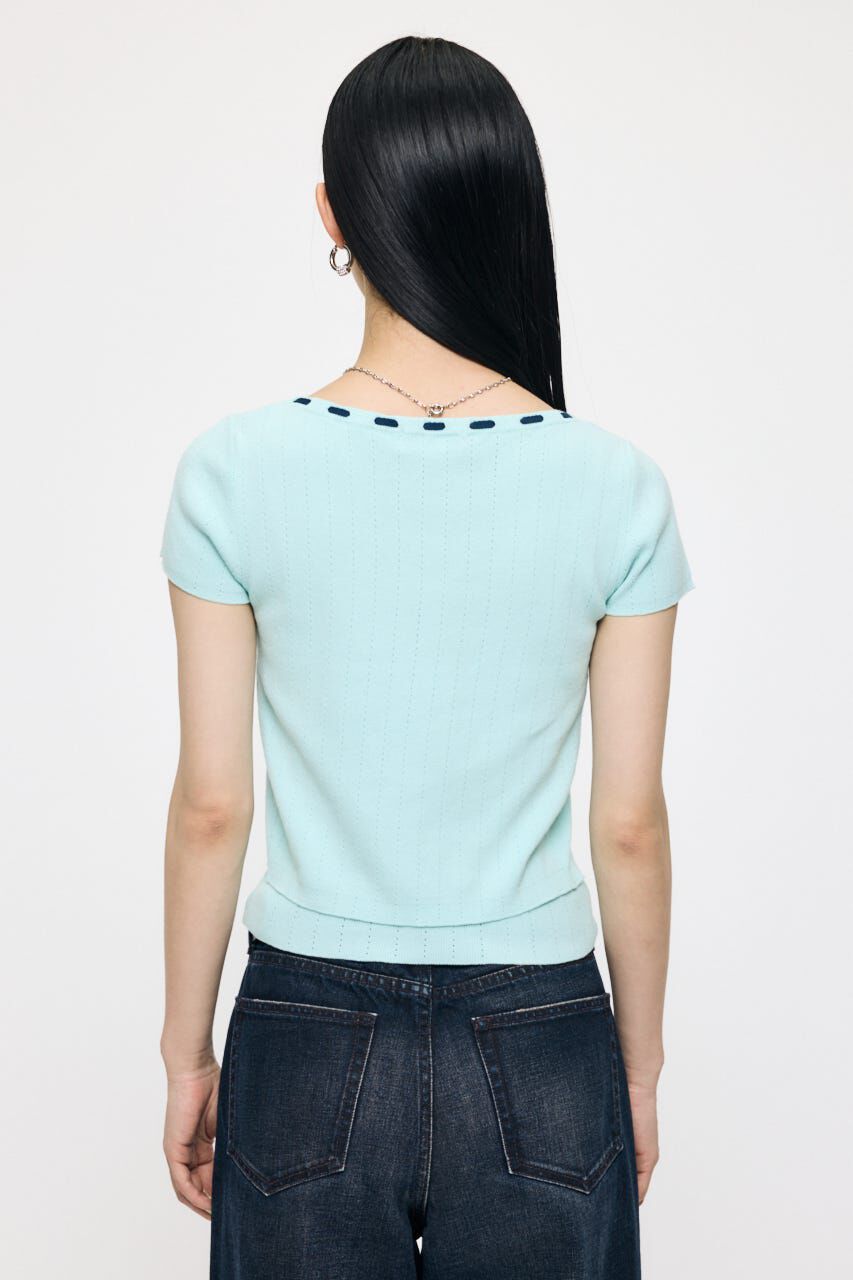 MOUSSY「STITCH DETAIL CD & キャミ」|ニット・セーター|