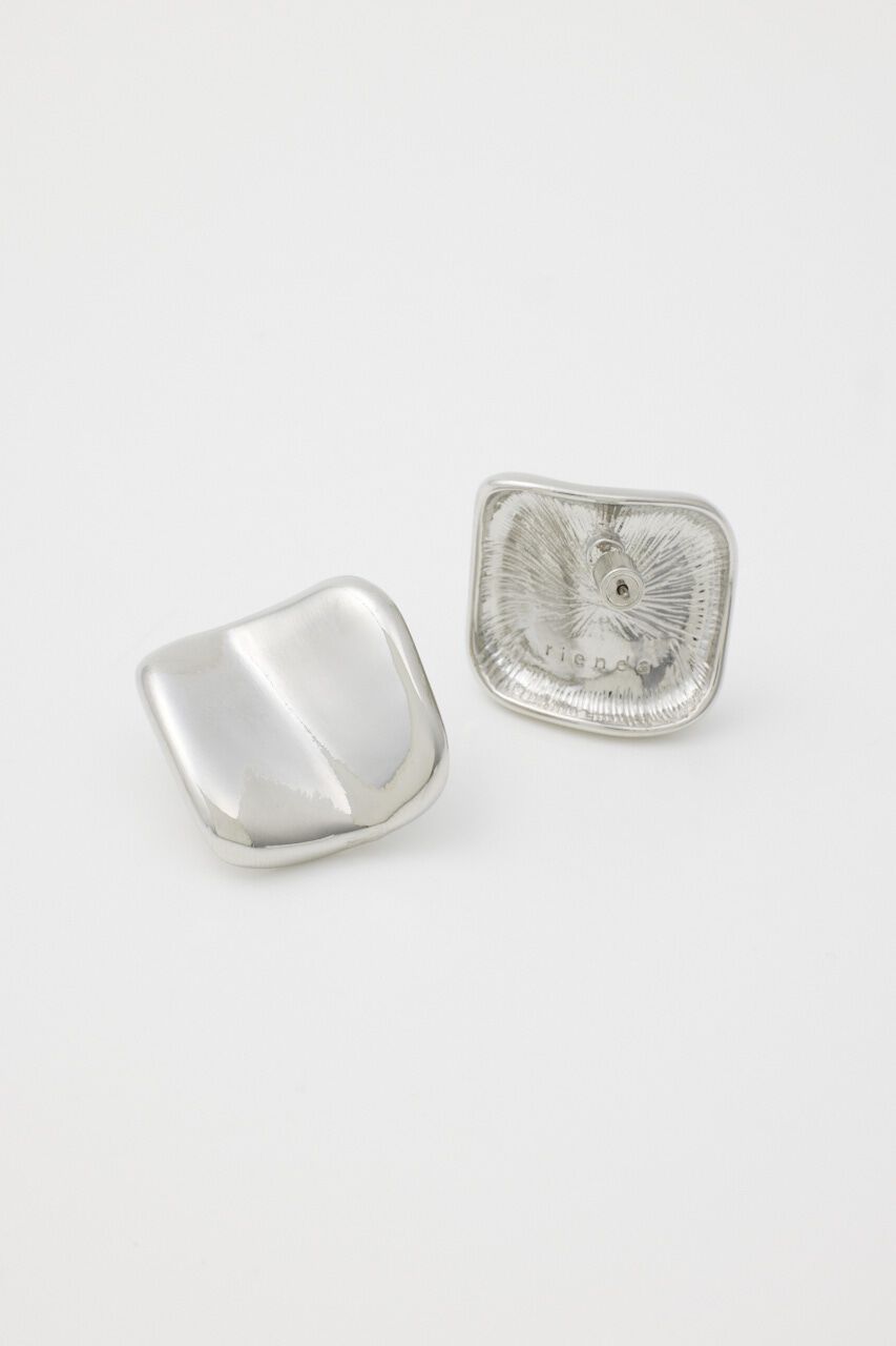 rienda「スクエアフォールドピアス」|ピアス|