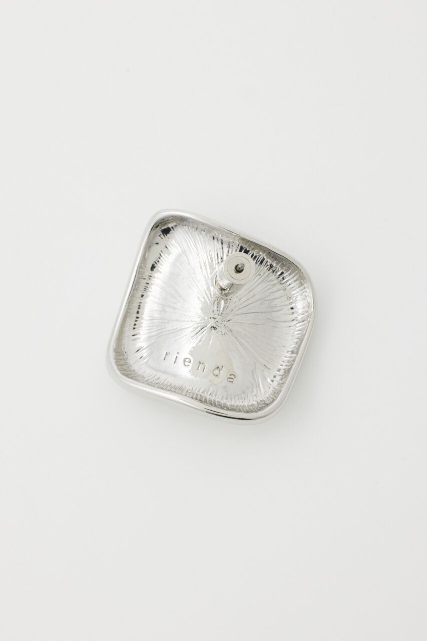 rienda「スクエアフォールドピアス」|ピアス|